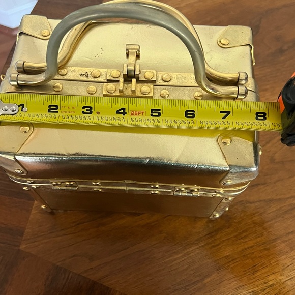 Gold Metallic Women's Handbag - Picture 6 of 7